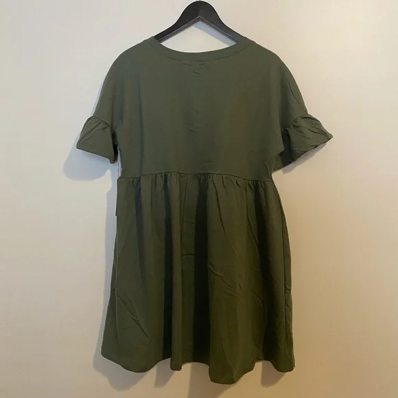 Green Ruffle Dress - Picture 4 of 4